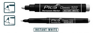 522 - 532_White Permanent Marker &quot;INSTANT WHITE&quot;