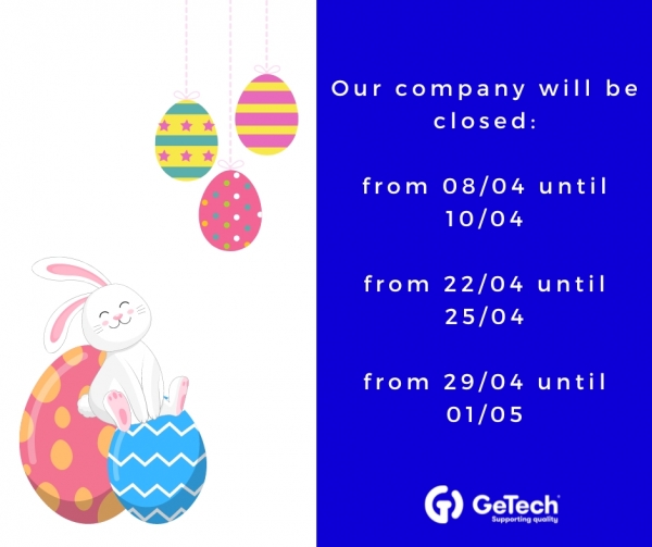 EASTER CLOSING TIMES AND HOLIDAYS IN APRIL/MAY