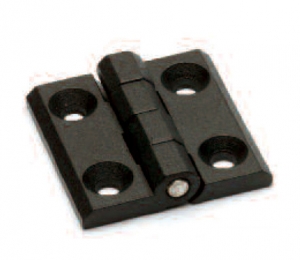 CCN _ Black Die-cast Zinc Hinge with Through Hole