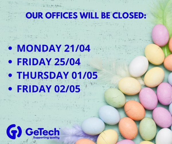 CLOSURES APRIL - MAY