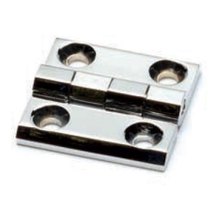 CCM _ Chromed Die-cast Zinc Hinge with Through Hole