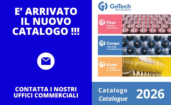 E' ARRIVATO IL NUOVO CATALOGO GETECH 2026